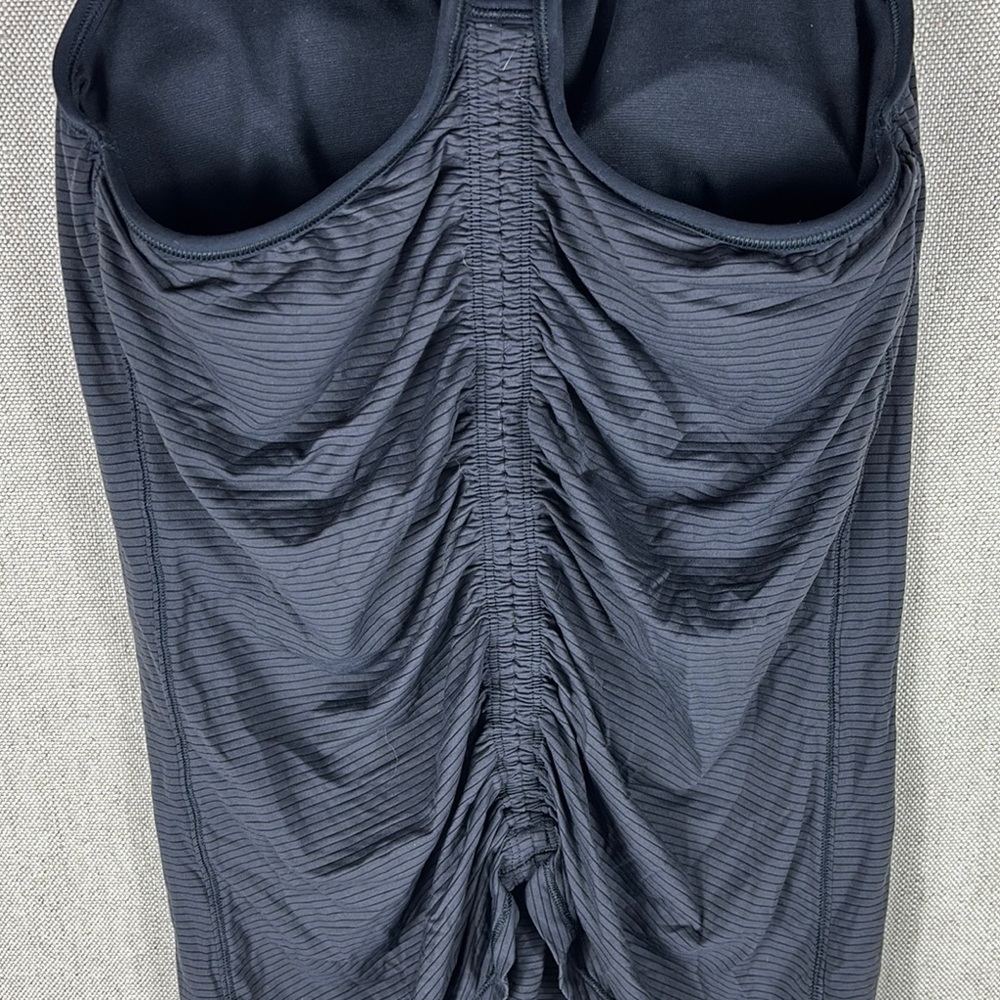 Lululemon > Black Racerback Rusche of Adrenaline Tank Top 4 - Picture 9 of 10